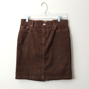 Vintage Y2K Corduroy Mini Skirt
